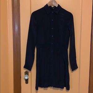 Navy Blue Theory Shirtdress